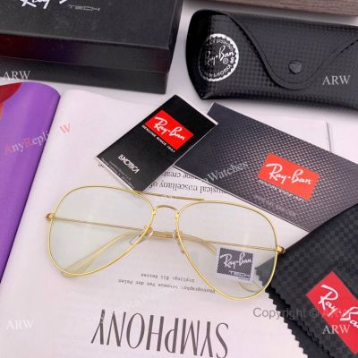 Best Copy Ray Ban aviator Sunglasses Progressive lenses Gold Frame